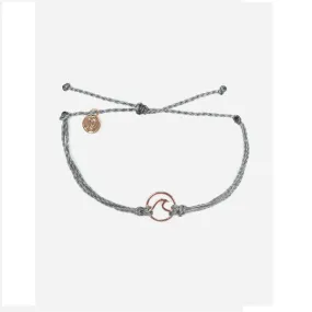 Pura Vida Wave Gray & Rose Gold Bracelet