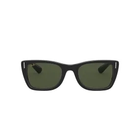 Ray Ban Polished Black Sunglasses with Green Classic Lenses-RB_2248_901/31_52mm