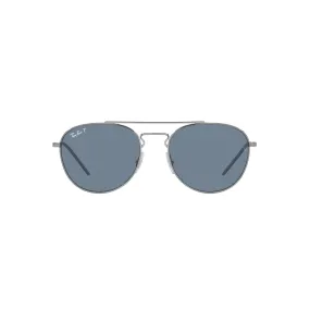 Ray Ban Polished Gunmetal Sunglasses with Blue Classic Lenses-RB_3589_92492V_55mm