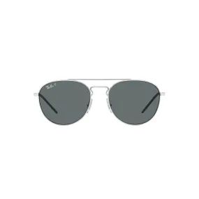 Ray Ban Polished Silver Sunglasses with Grey Classic Lenses-RB_3589_925181_55mm