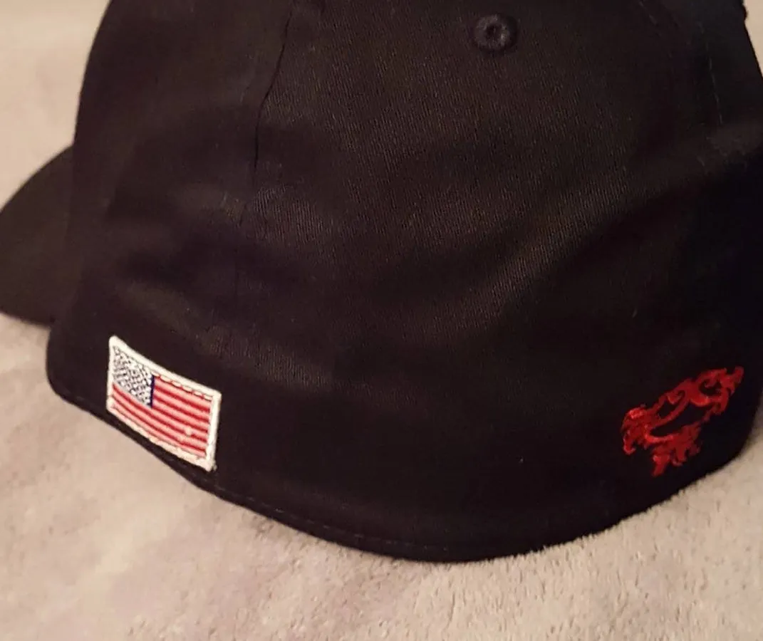 Red Bear Embroidered Cap