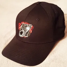 Red Bear Embroidered Cap