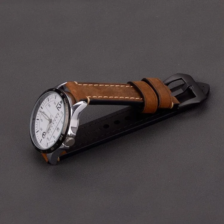 Retro Leather Straps Compatible with the Mountblanc 22mm Range