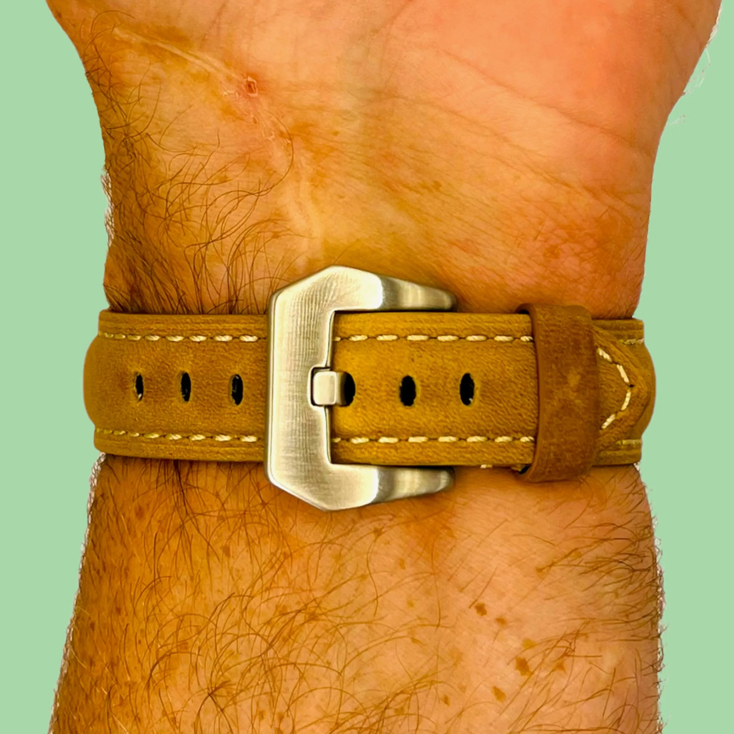 Retro Leather Straps Compatible with the Mountblanc 22mm Range