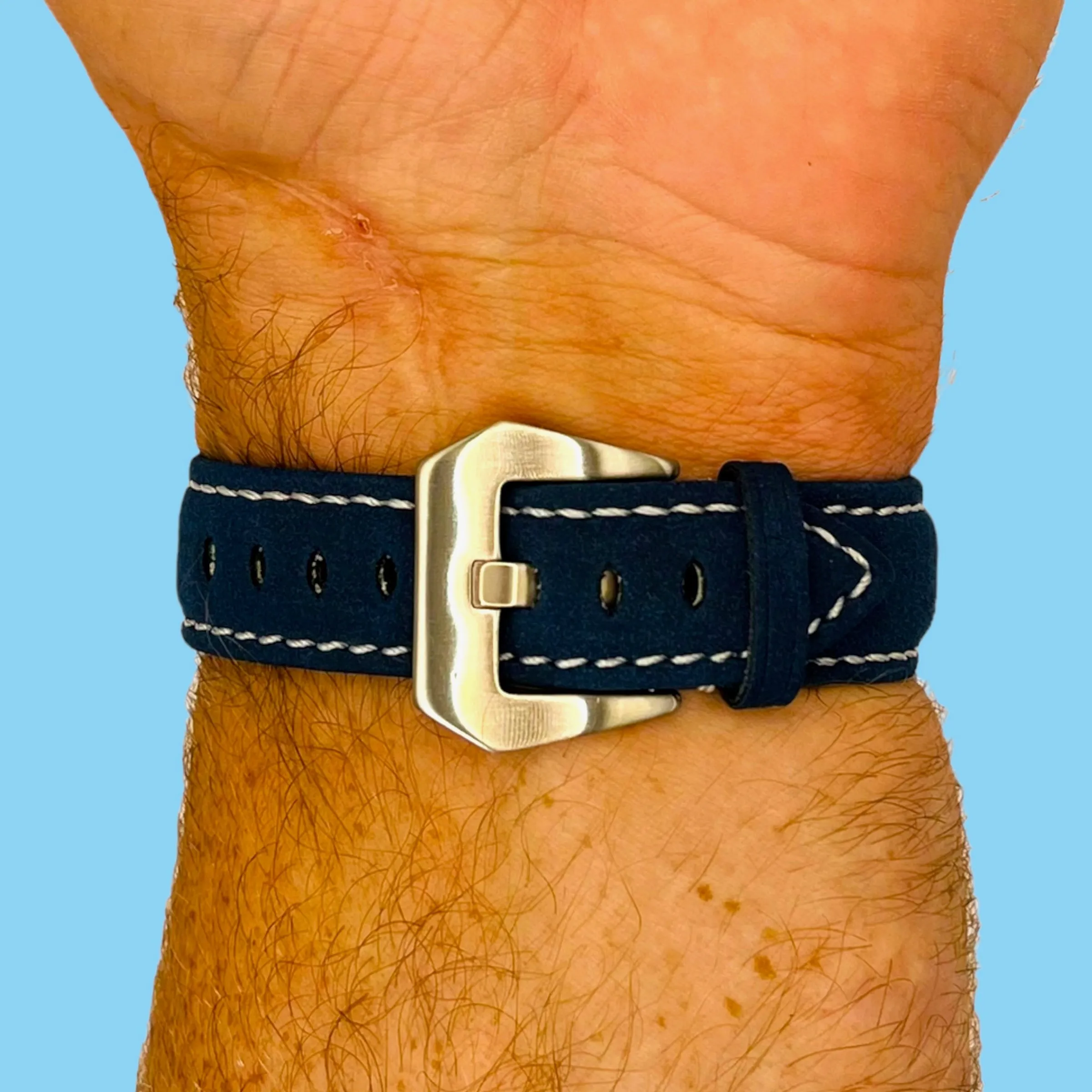Retro Leather Straps Compatible with the Mountblanc 22mm Range