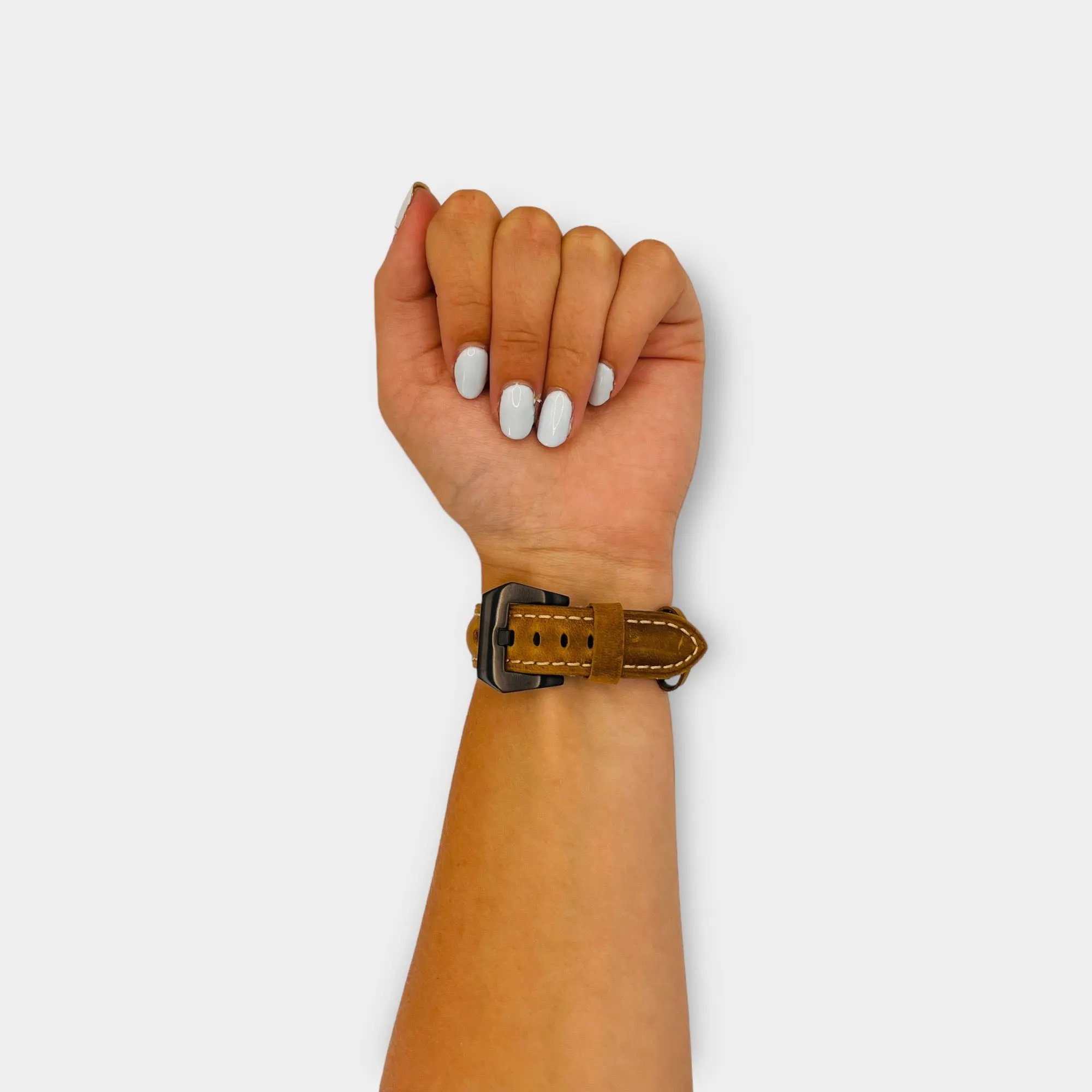 Retro Leather Straps Compatible with the Mountblanc 22mm Range