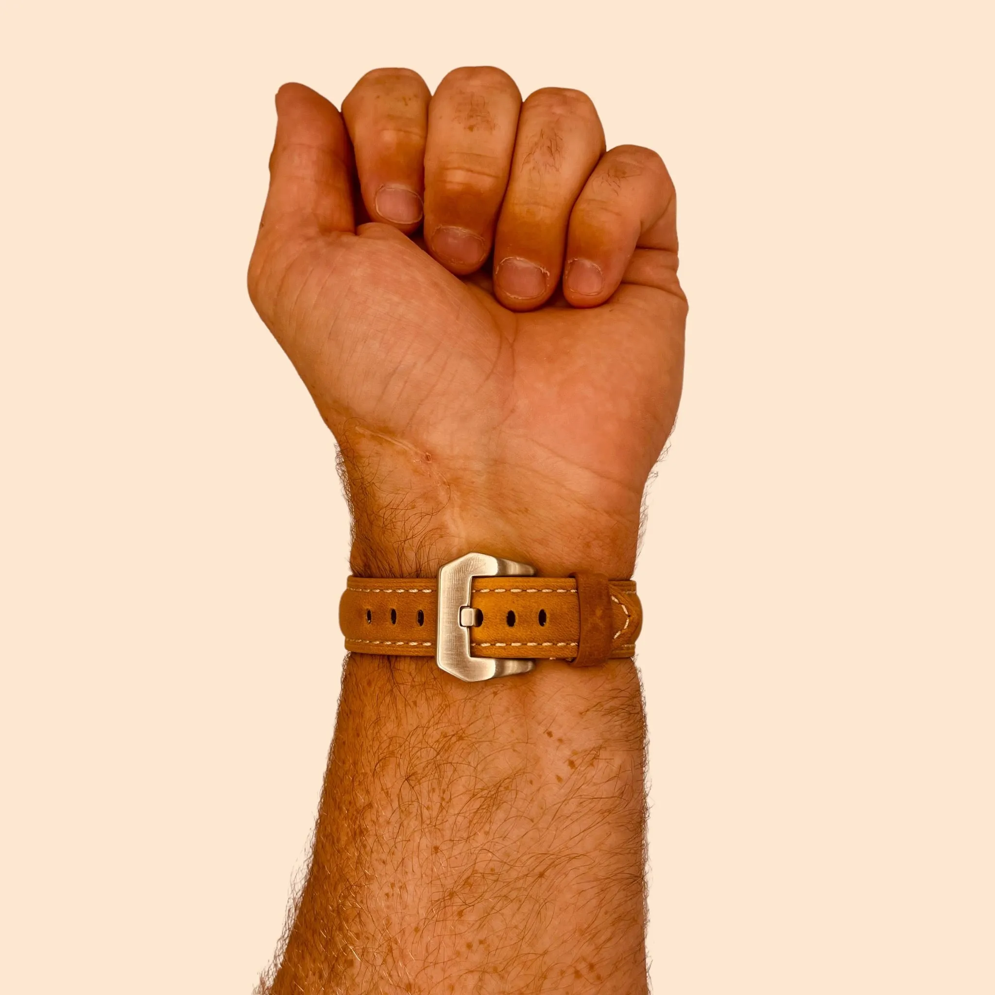 Retro Leather Straps Compatible with the Mountblanc 22mm Range