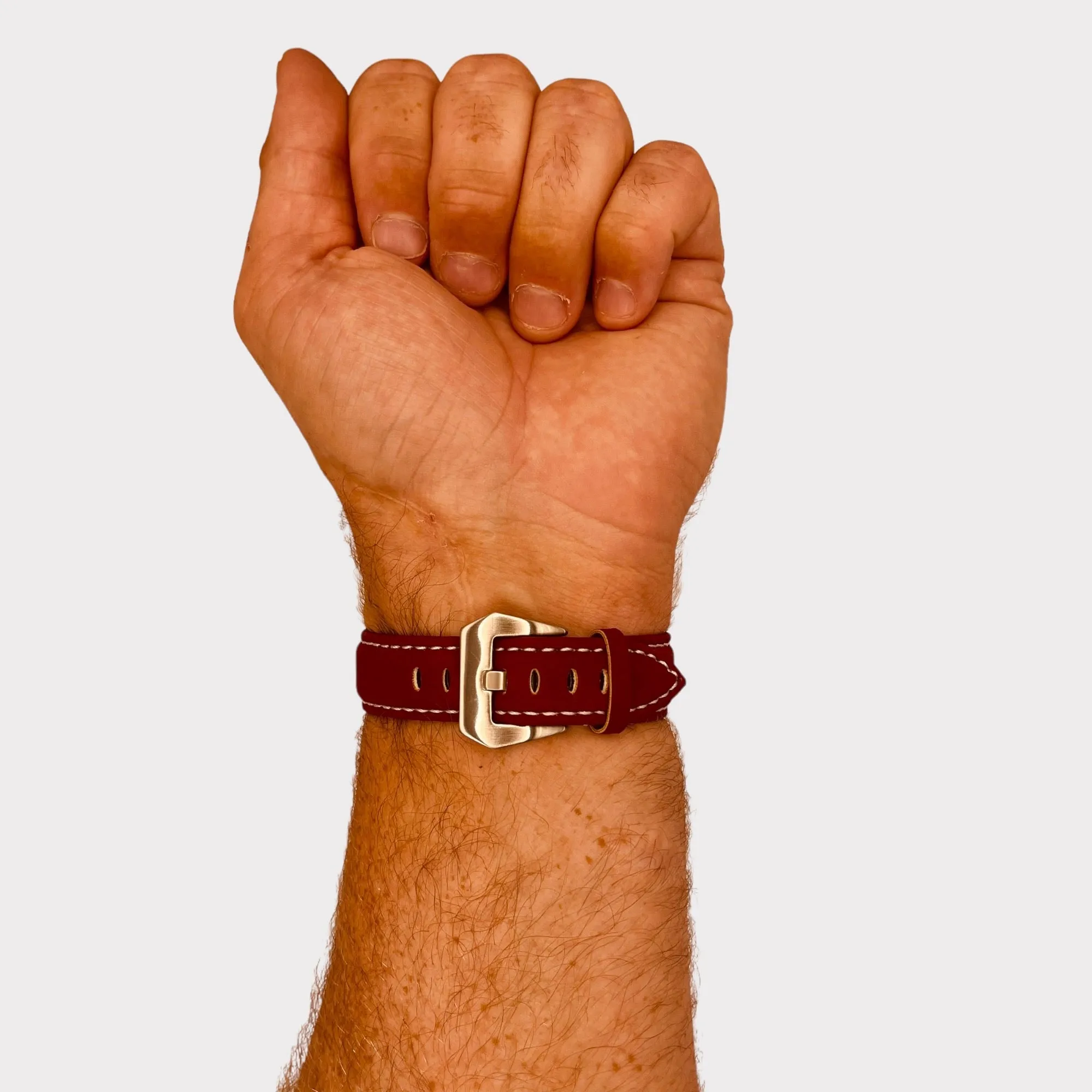 Retro Leather Straps Compatible with the Mountblanc 22mm Range
