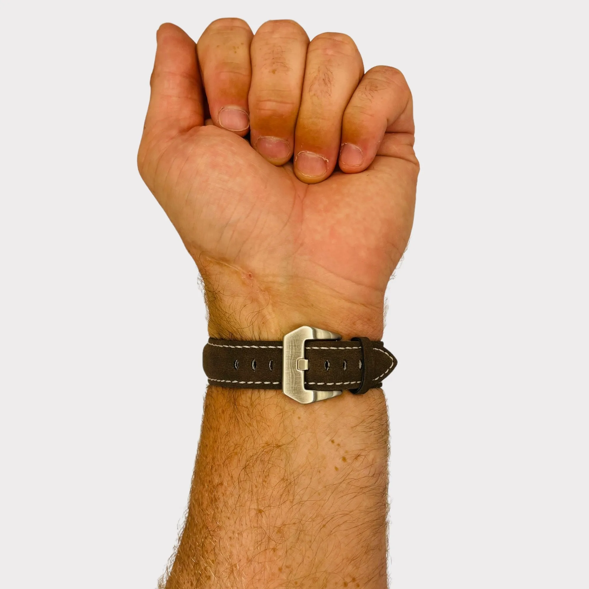 Retro Leather Straps Compatible with the Mountblanc 22mm Range
