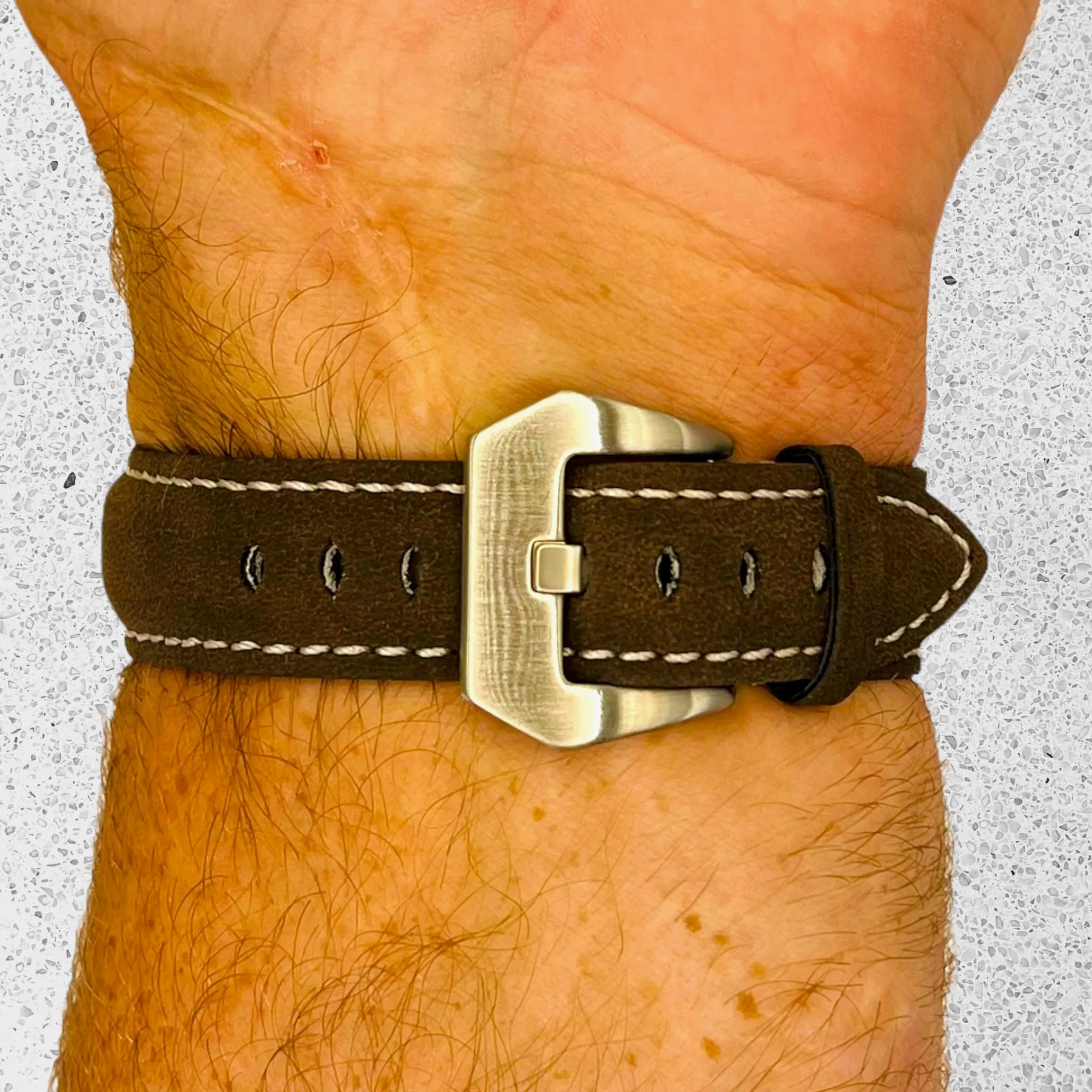 Retro Leather Straps Compatible with the Mountblanc 22mm Range