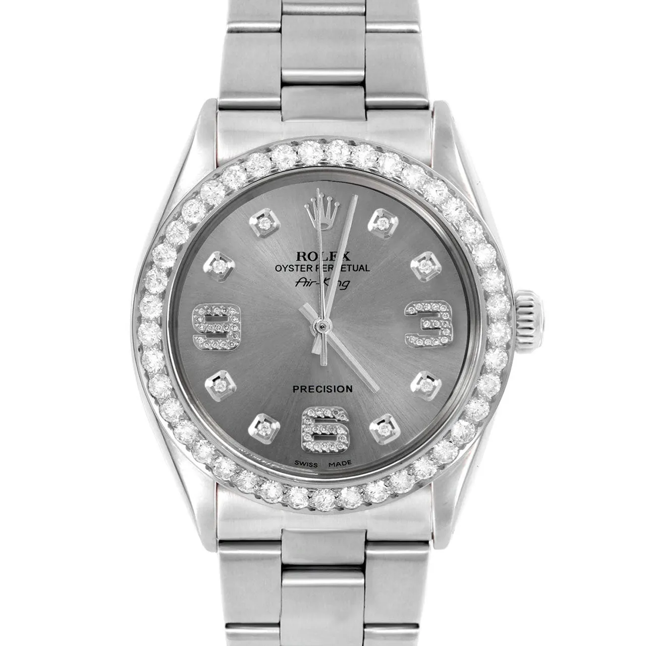 Rolex Air King 34mm | 5500-SS-SLT-8DA369-2CT-OYS