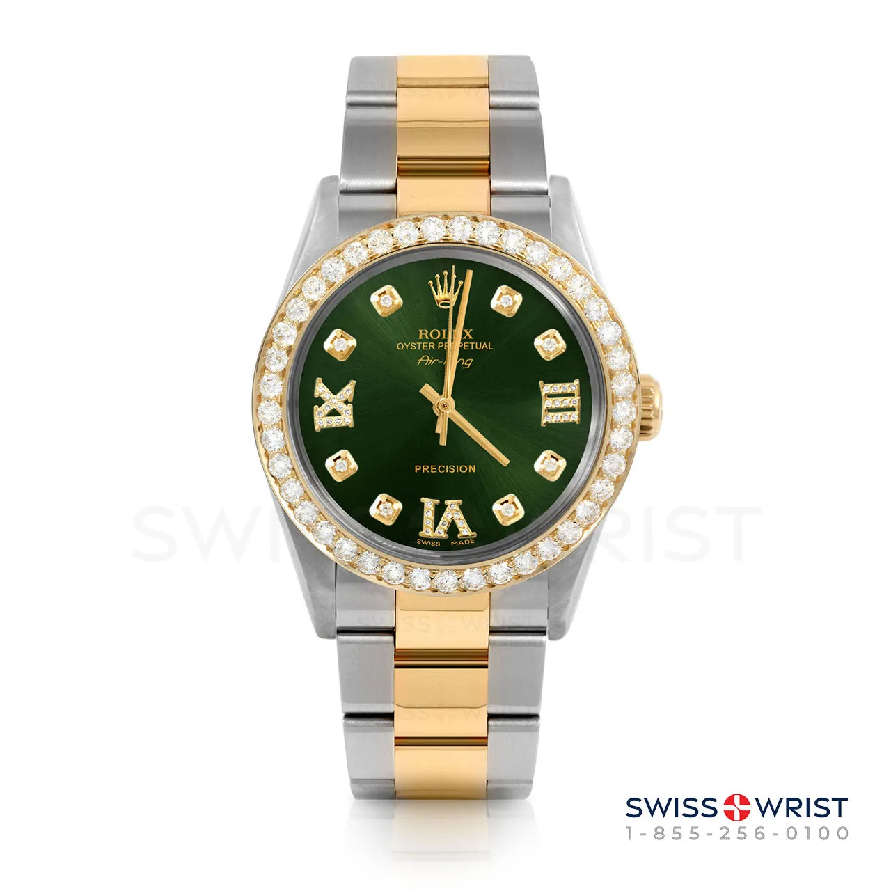 Rolex Air King 34mm | 5500-TT-GRN-8DR369-2CT-OYS