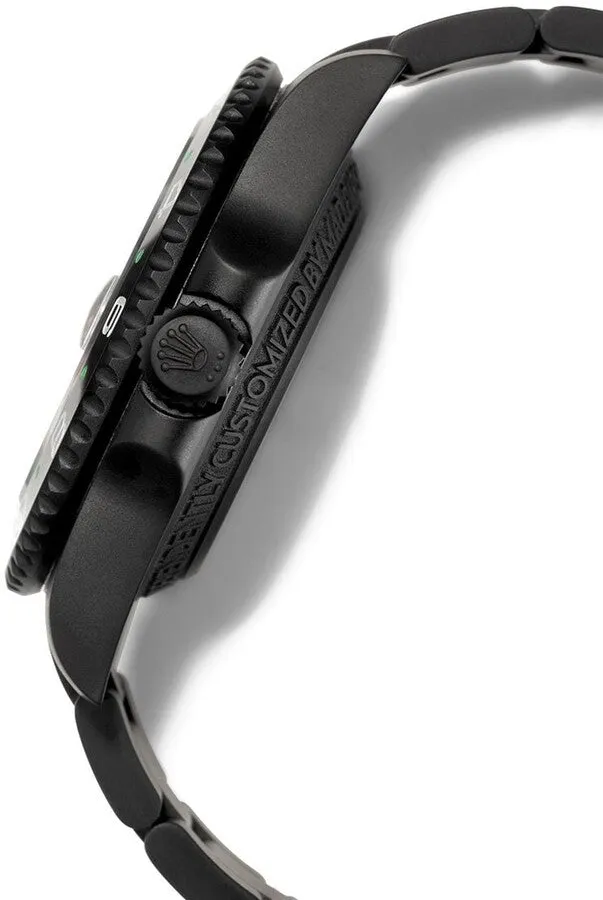Rolex Black Submarine Automatic Black Strap Men's Watch For Man Local Time Ring Rlx-Blk Black Dial Gift Watch RLX-BLK-99