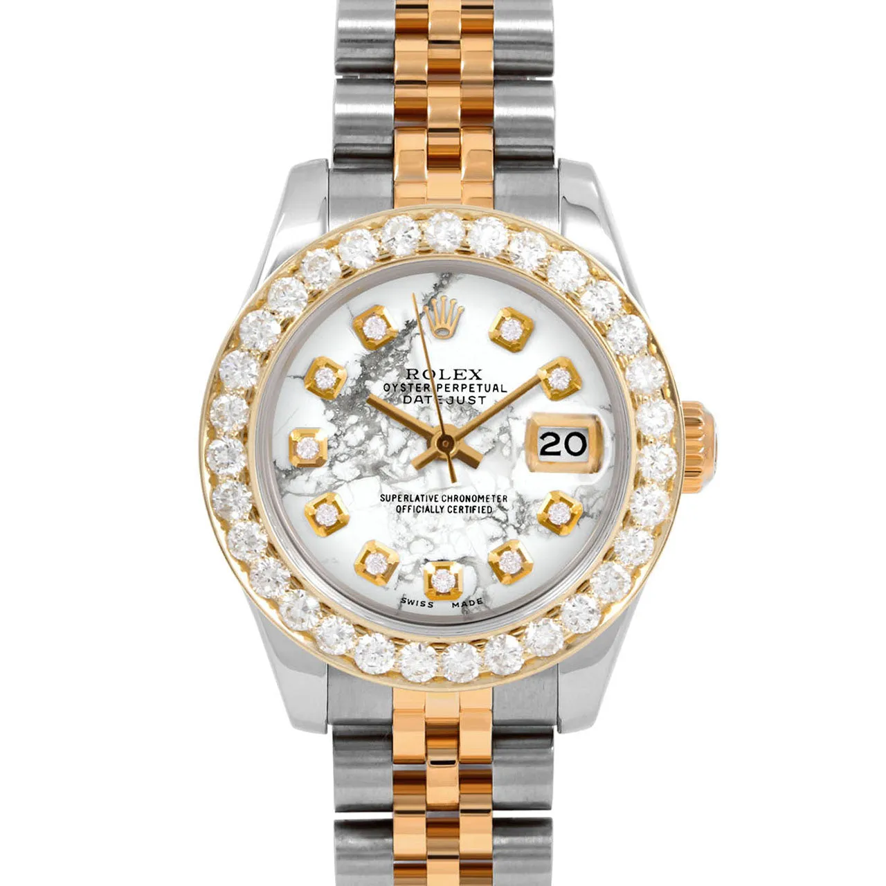 Rolex Datejust 26mm | 179173-MRB-DIA-AM-2CT-JBL