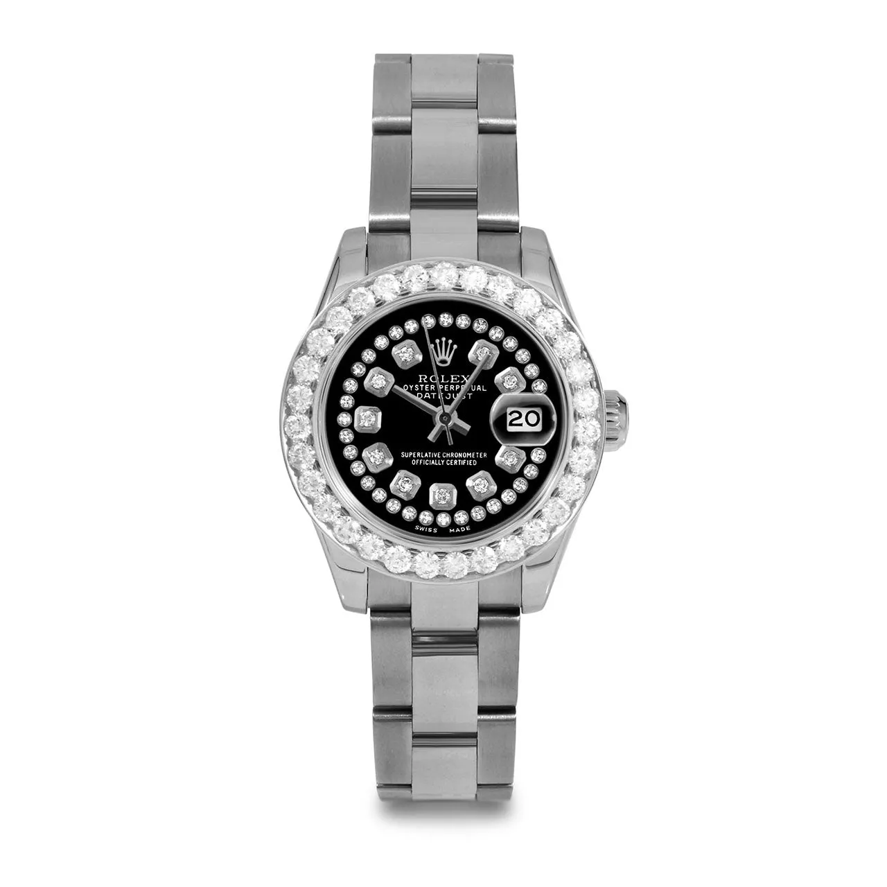 Rolex Datejust 26mm | 179174-BLK-STRD-2CT-OYS