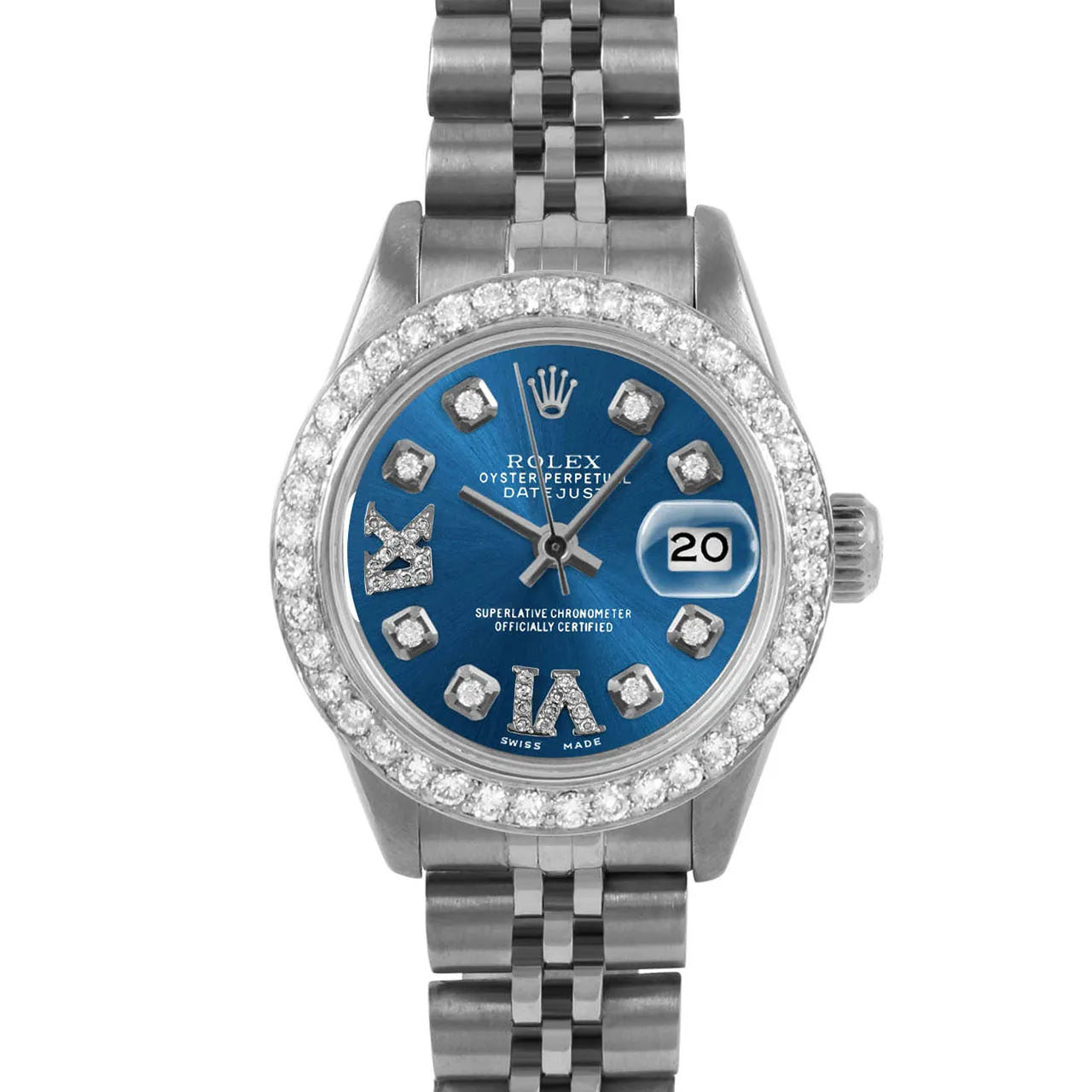 Rolex Datejust 26mm | 6917-SS-BLU-8DR69-2CT-JBL