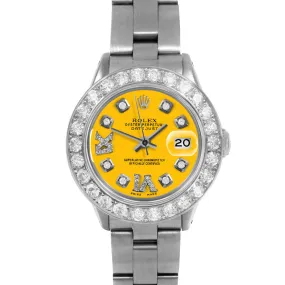 Rolex Datejust 26mm | 6917-SS-YLW-8DR69-2CT-OYS