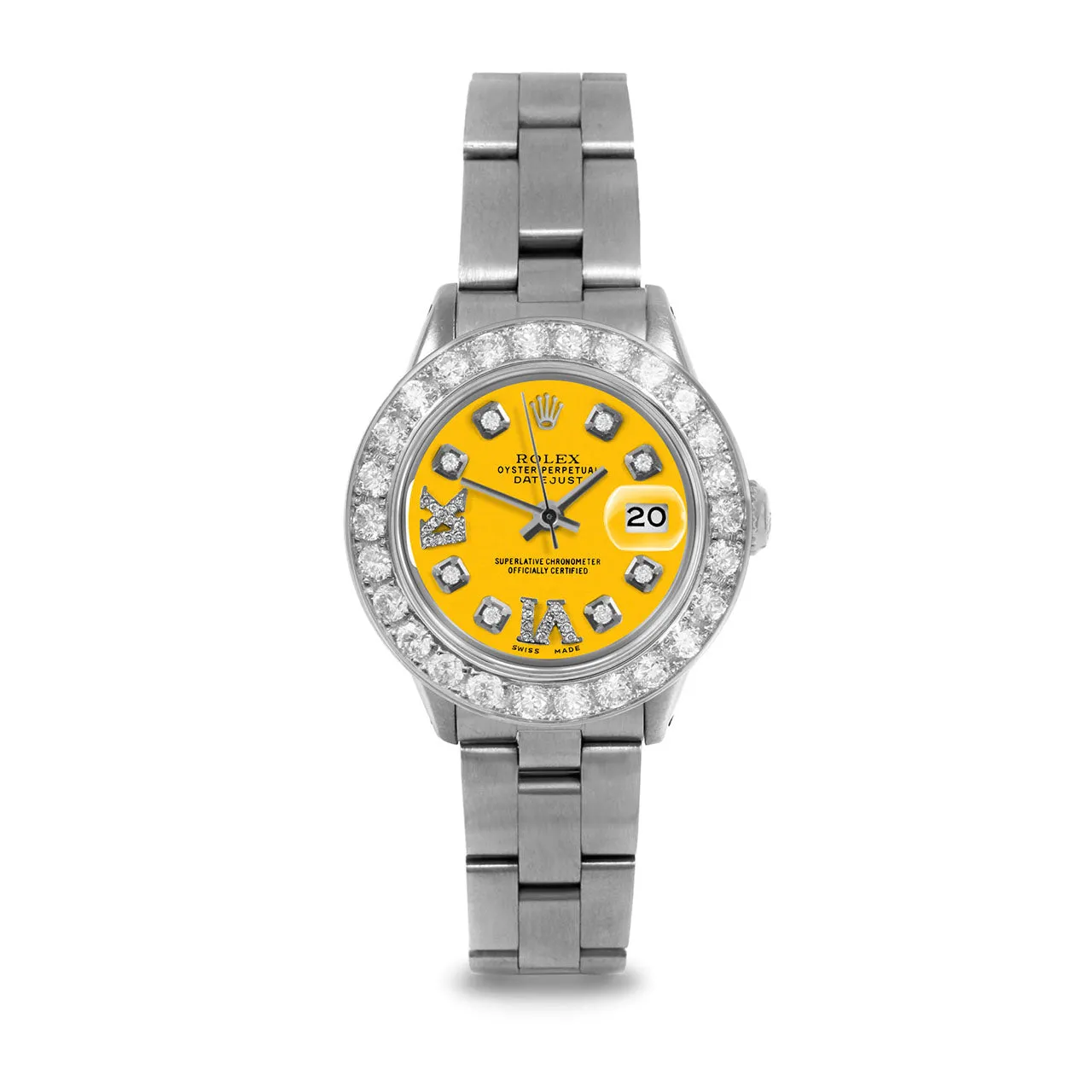 Rolex Datejust 26mm | 6917-SS-YLW-8DR69-2CT-OYS