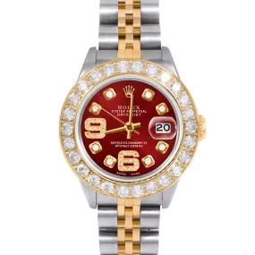 Rolex Datejust 26mm | 69173-RED-8DA69-2CT-JBL