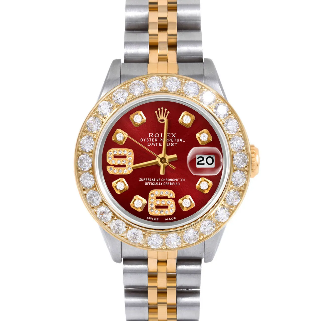 Rolex Datejust 26mm | 69173-RED-8DA69-2CT-JBL