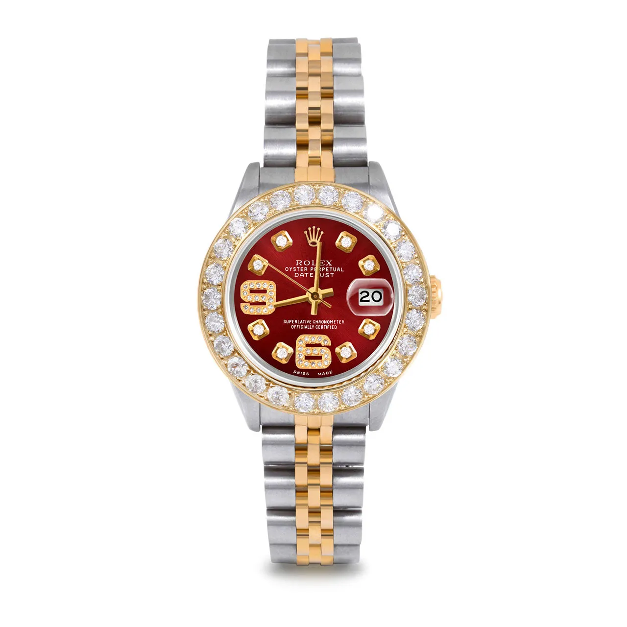 Rolex Datejust 26mm | 69173-RED-8DA69-2CT-JBL