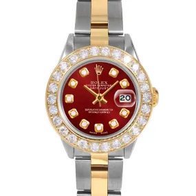 Rolex Datejust 26mm | 69173-RED-DIA-AM-2CT-OYS