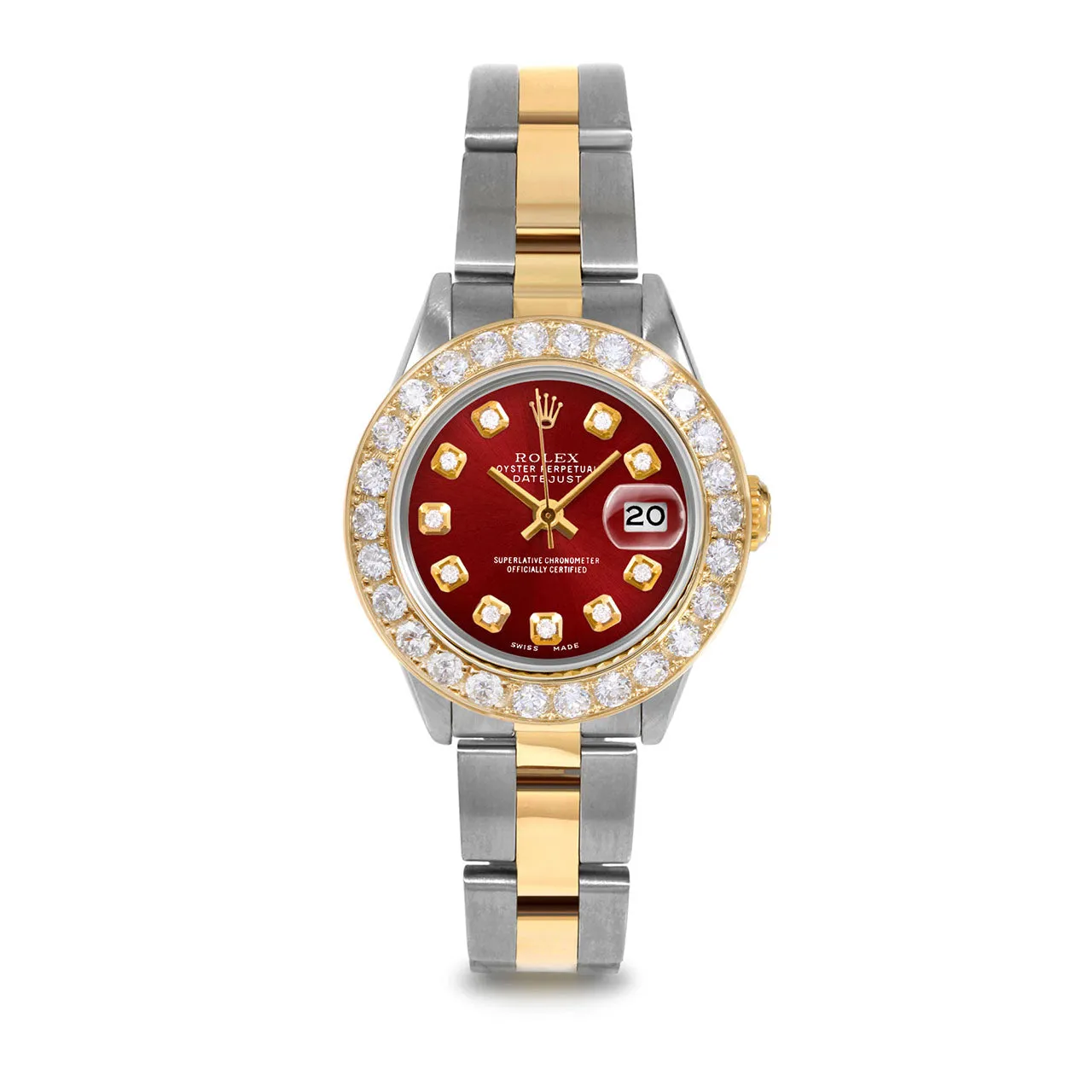 Rolex Datejust 26mm | 69173-RED-DIA-AM-2CT-OYS