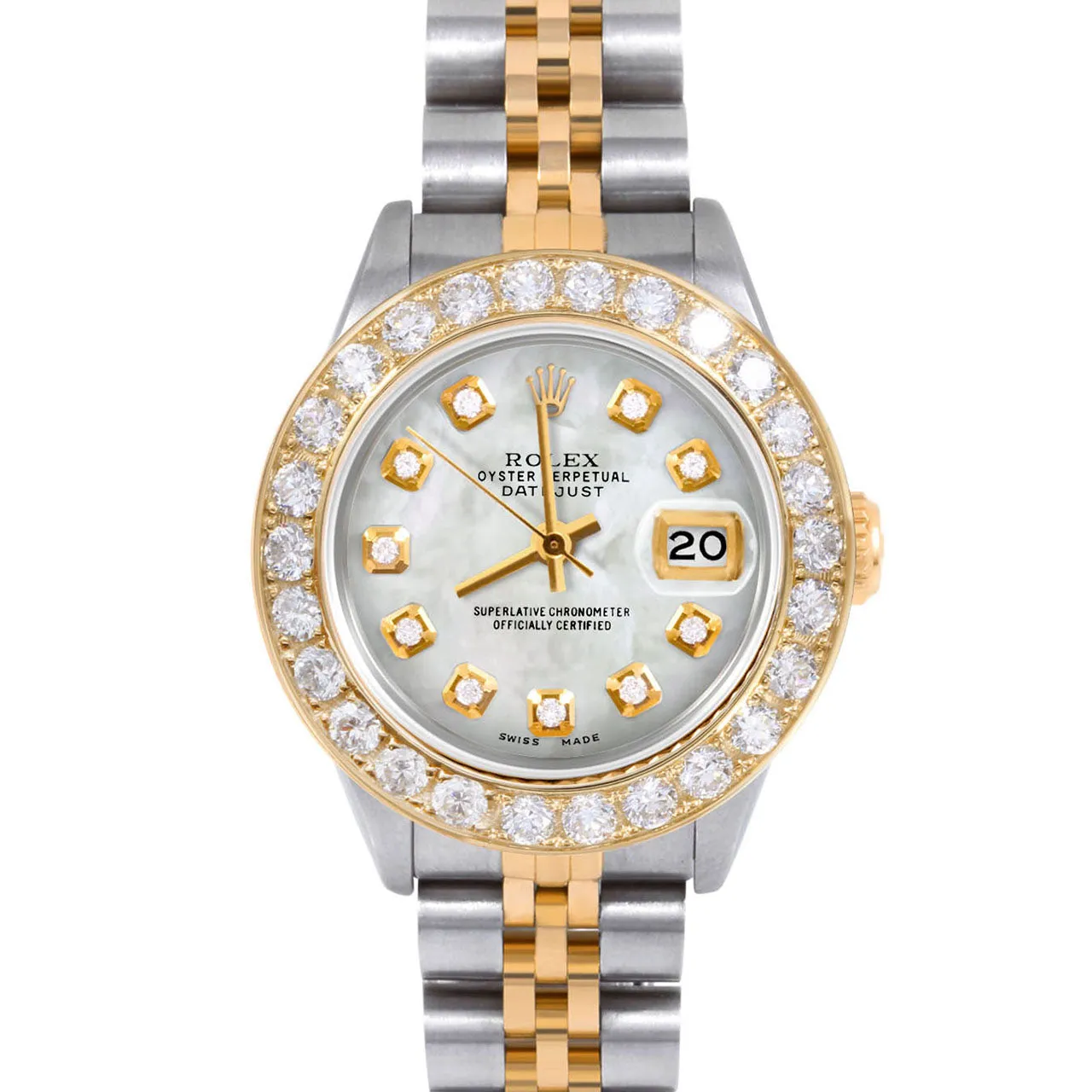 Rolex Datejust 26mm | 69173-WMOP-DIA-AM-2CT-JBL