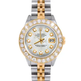 Rolex Datejust 26mm | 69173-WMOP-DIA-AM-2CT-JBL