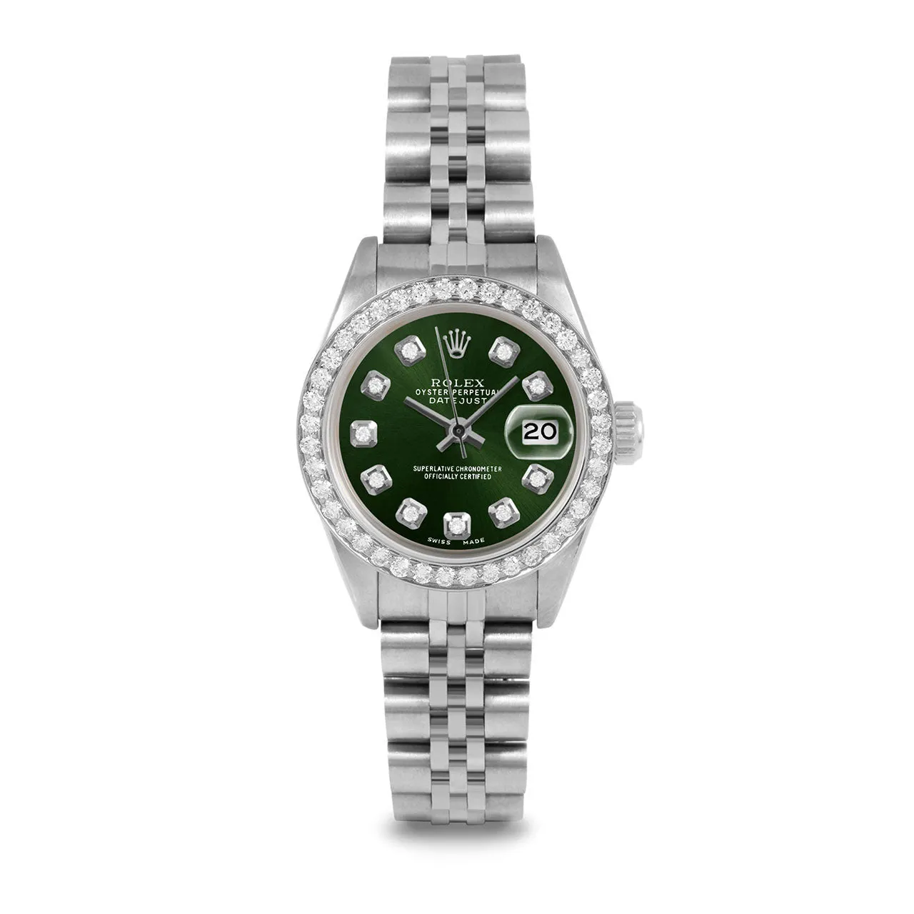 Rolex Datejust 26mm | 69174-GRN-DIA-AM-BDS-JBL