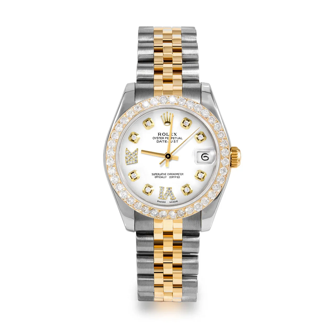 Rolex Datejust 31mm | 178273-WHT-8DR69-2CT-JBL