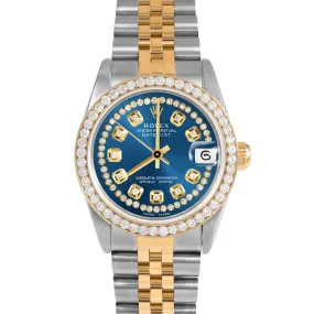 Rolex Datejust 31mm | 68273-BLU-STRD-BDS-JBL
