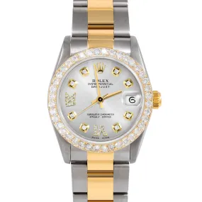 Rolex Datejust 31mm | 68273-SLV-8DR69-2CT-OYS