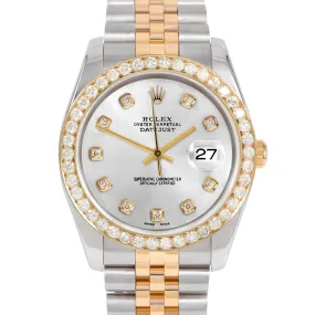 Rolex Datejust 36mm | 116233-SLV-DIA-AM-25CT-JBL