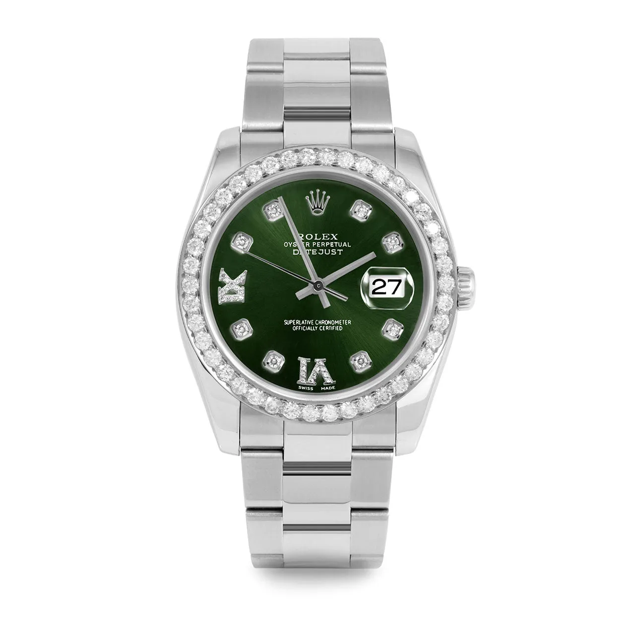Rolex Datejust 36mm | 116234-GRN-8DR69-25CT-OYS