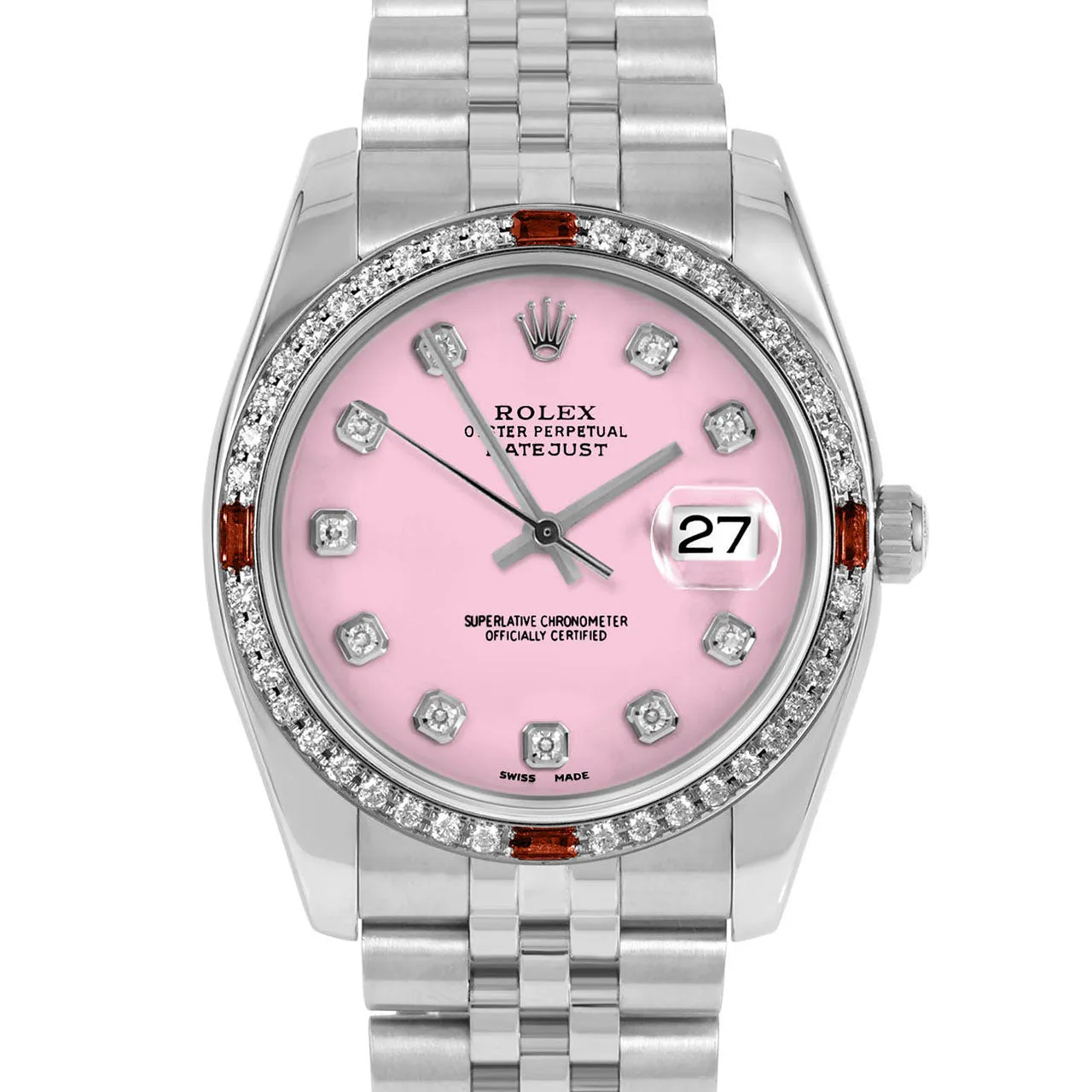 Rolex Datejust 36mm | 116234-PNK-DIA-AM-4RBY-JBL