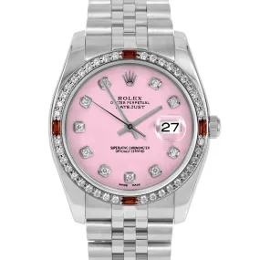 Rolex Datejust 36mm | 116234-PNK-DIA-AM-4RBY-JBL