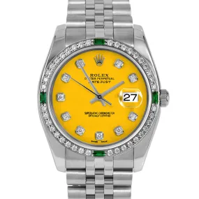 Rolex Datejust 36mm | 116234-YLW-DIA-AM-4EMD-JBL
