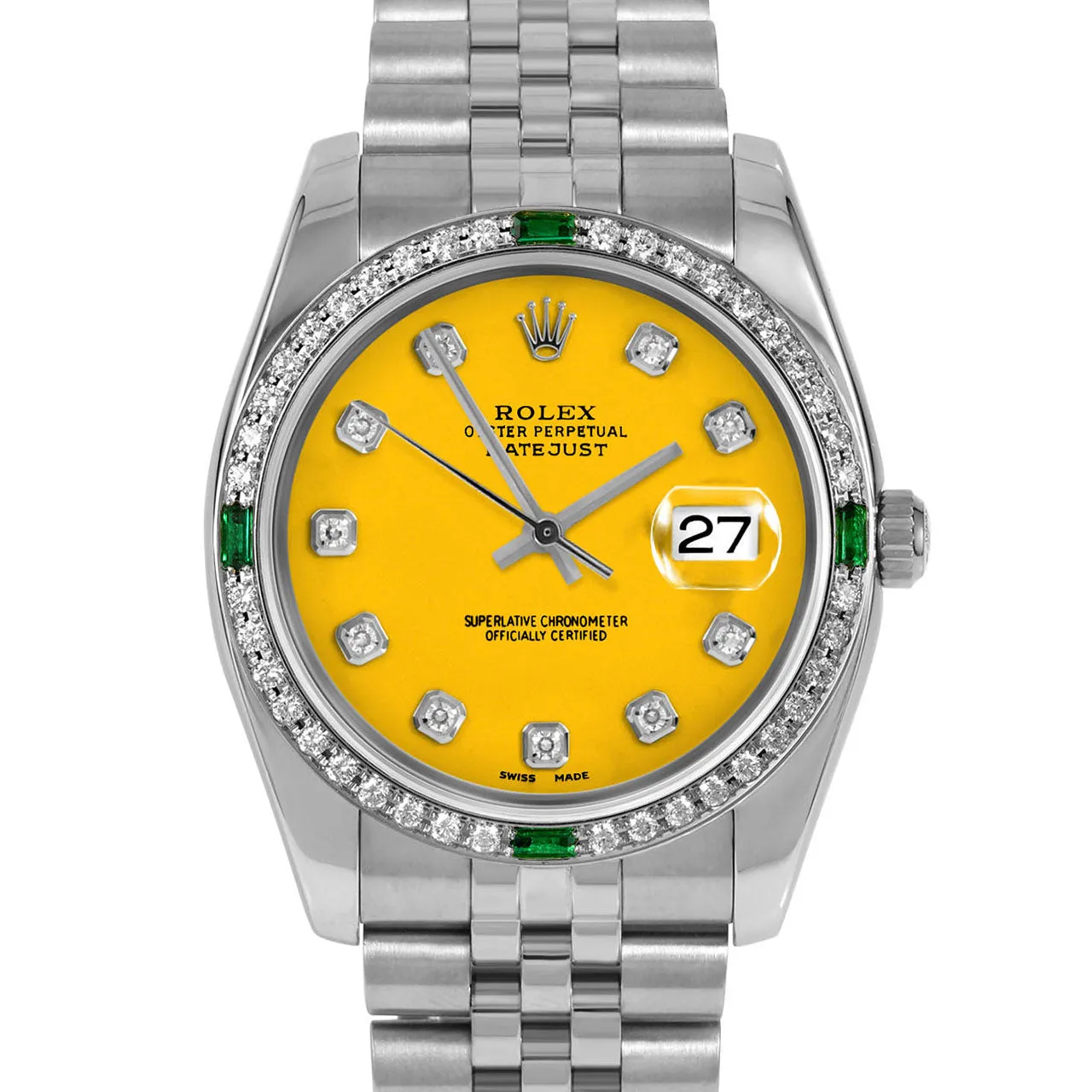 Rolex Datejust 36mm | 116234-YLW-DIA-AM-4EMD-JBL