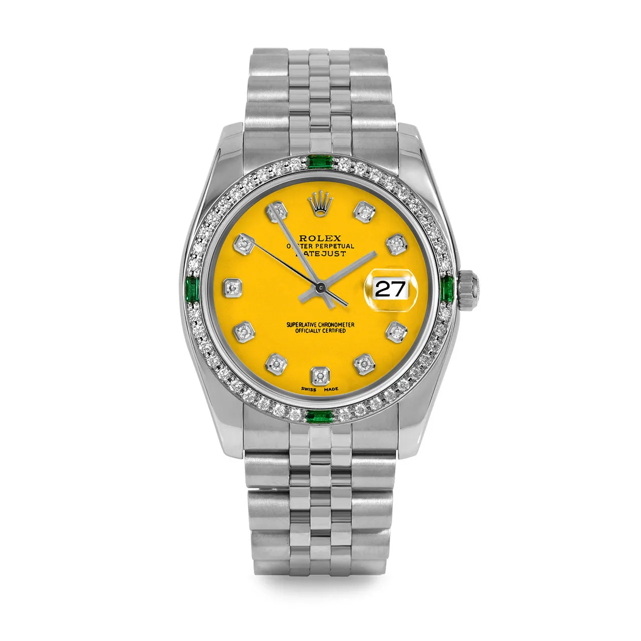 Rolex Datejust 36mm | 116234-YLW-DIA-AM-4EMD-JBL