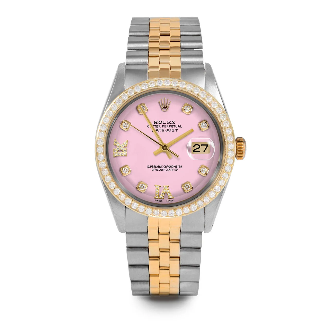 Rolex Datejust 36mm | 1601-TT-PNK-8DR69-BDS-JBL