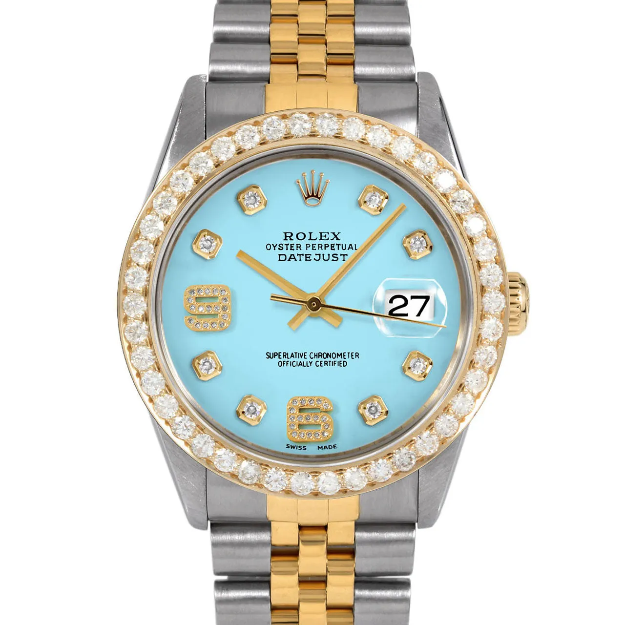 Rolex Datejust 36mm | 16013-TRQ-8DA69-25CT-JBL