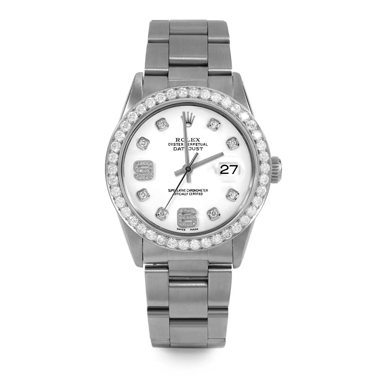 Rolex Datejust 36mm | 16014-WHT-8DA69-25CT-OYS