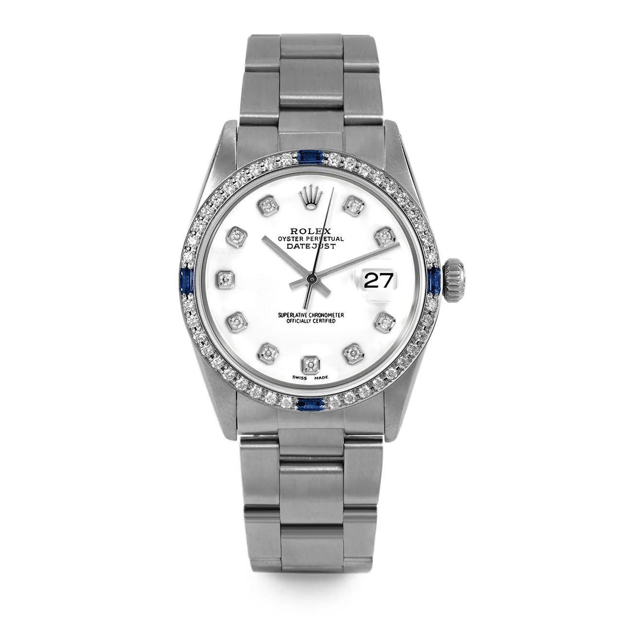 Rolex Datejust 36mm | 16014-WHT-DIA-AM-4SPH-OYS