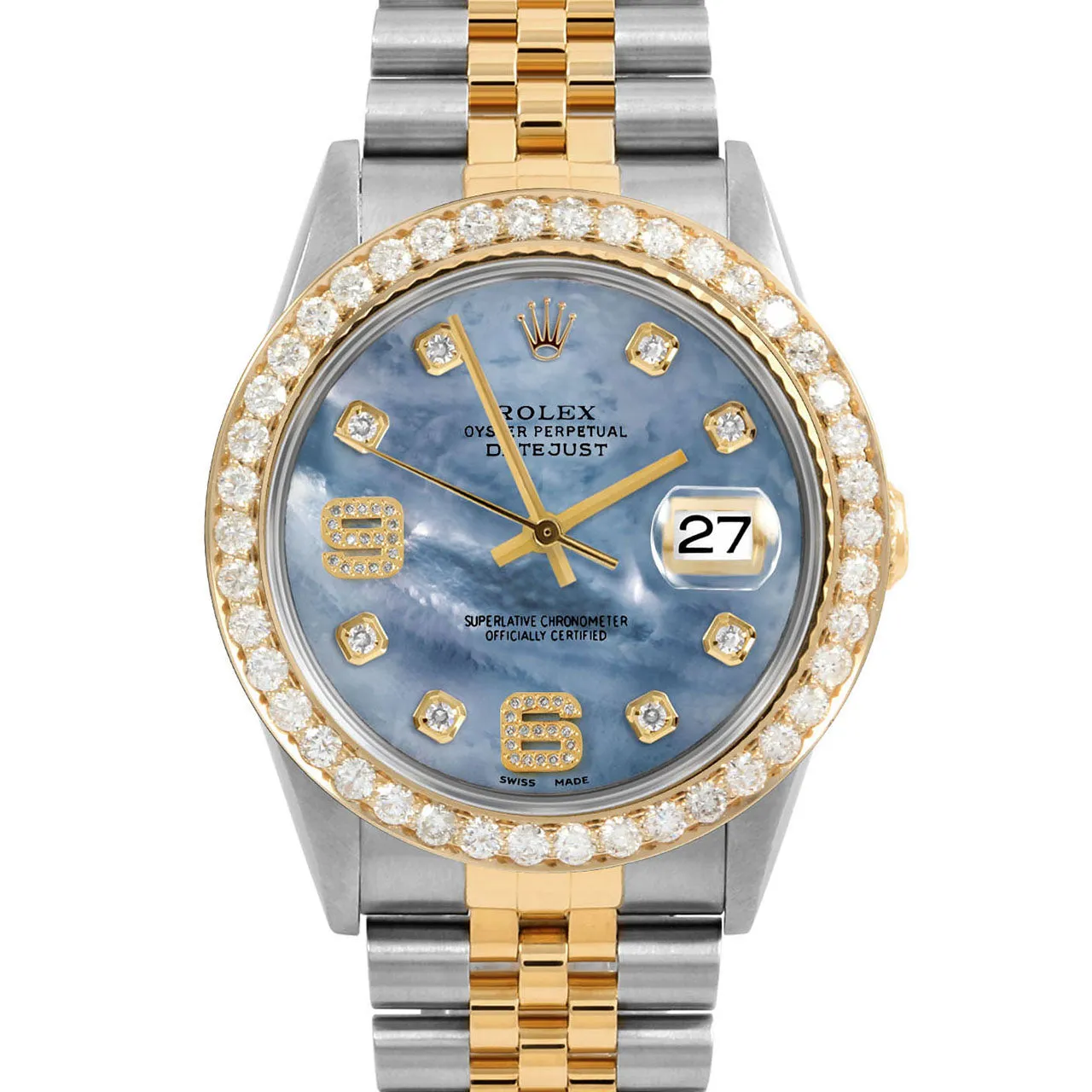 Rolex Datejust 36mm | 16233-BLMOP-8DA69-25CT-JBL