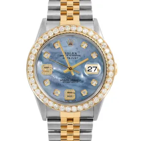 Rolex Datejust 36mm | 16233-BLMOP-8DA69-25CT-JBL