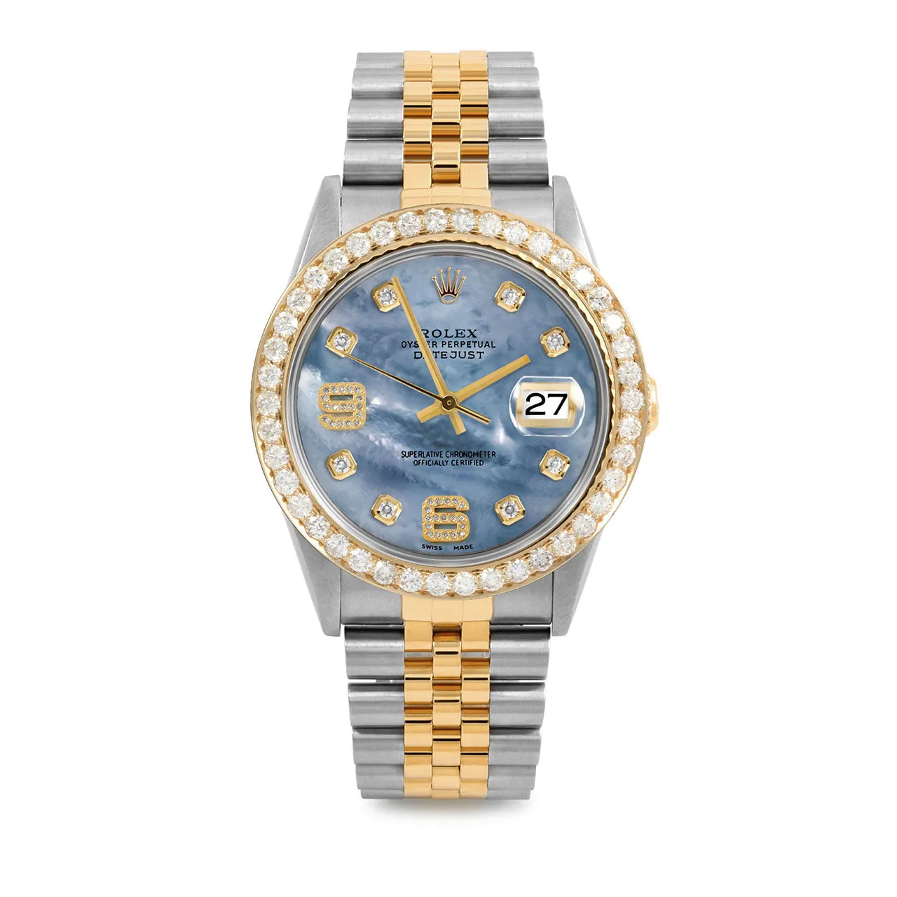 Rolex Datejust 36mm | 16233-BLMOP-8DA69-25CT-JBL