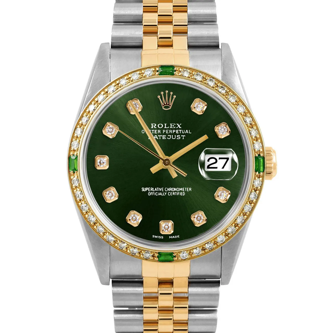 Rolex Datejust 36mm | 16233-GRN-DIA-AM-4EMD-JBL
