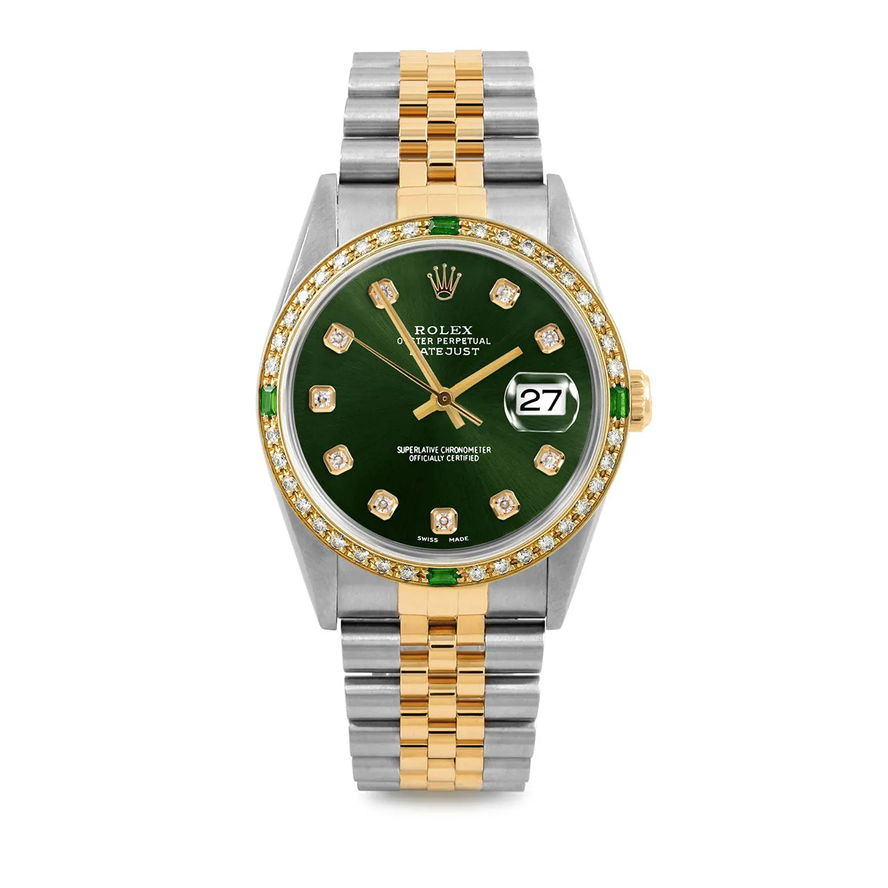 Rolex Datejust 36mm | 16233-GRN-DIA-AM-4EMD-JBL