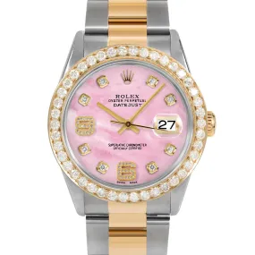 Rolex Datejust 36mm | 16233-PMOP-8DA69-25CT-OYS